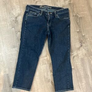 GAP premium skinny Dark Blue Cropped Jeans size 10